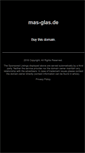 Mobile Screenshot of mas-glas.de